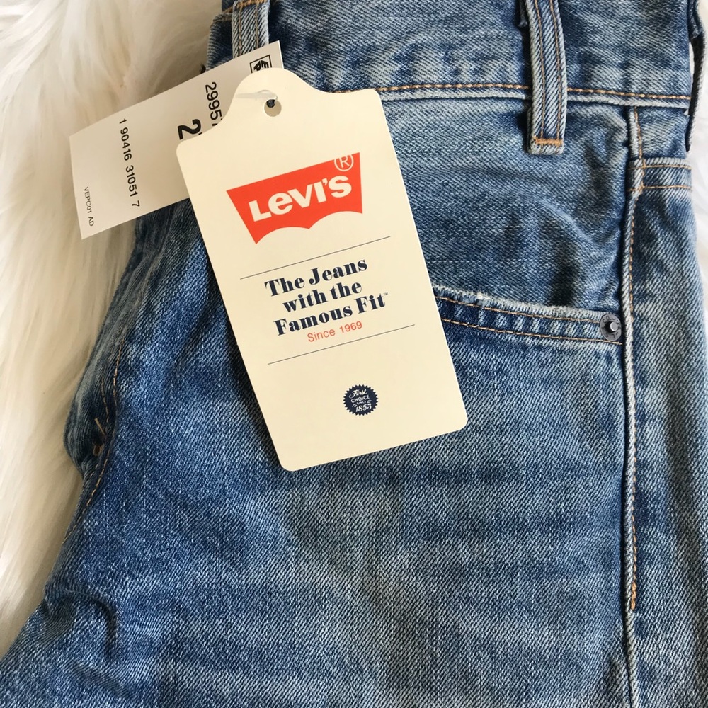 NWT Womens Levi’s 505c cropped jeans - Picture 8 of 8